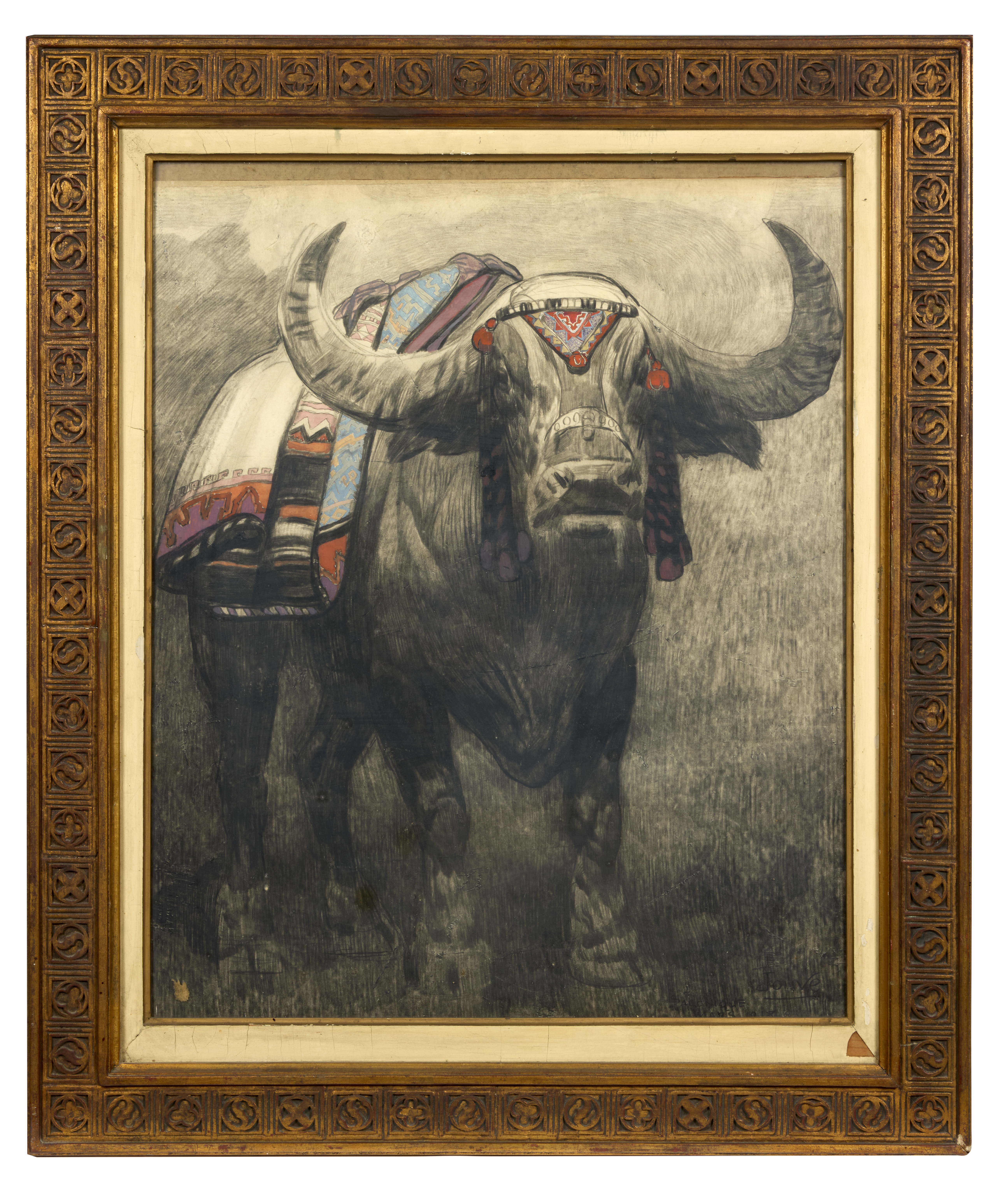 Buffle de face, 1918